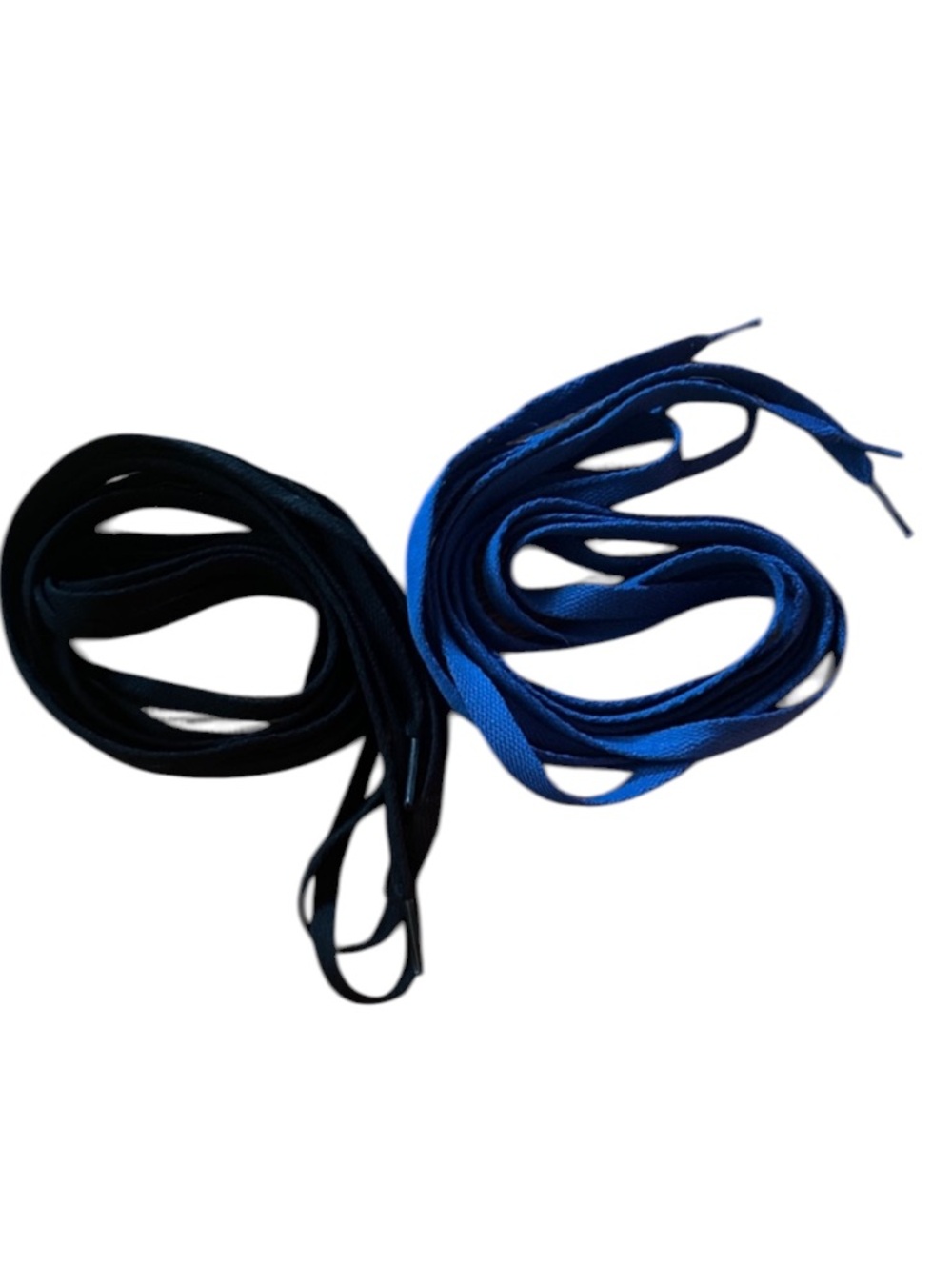 Black and Blue Shoelaces Set